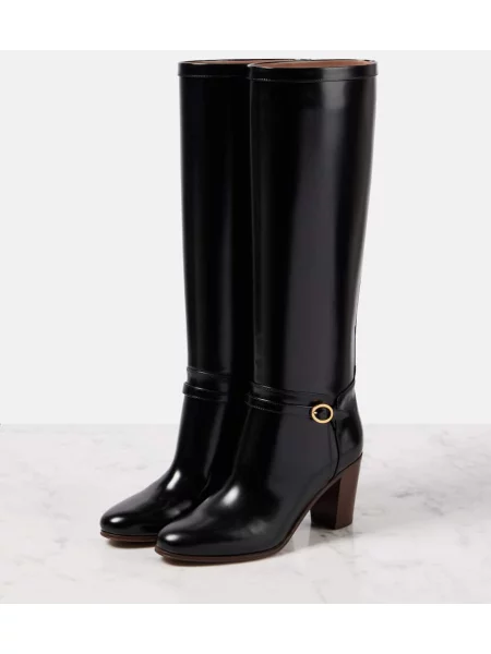 Botine Valentino Garavani din piele negru