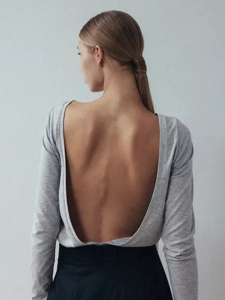 Tricou cu mânecă lungă Muuv. gri
