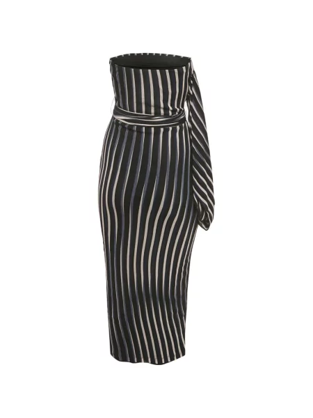 Rochie midi Dvf Diane Von Furstenberg negru