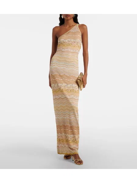 Rochie maxi Missoni de costum auriu