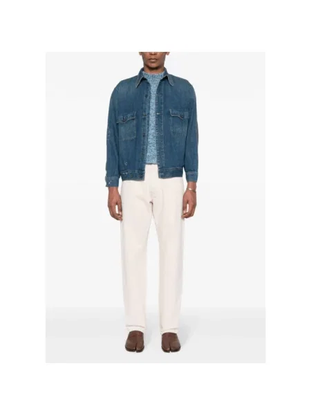 Kurtka Maison Margiela niebieska