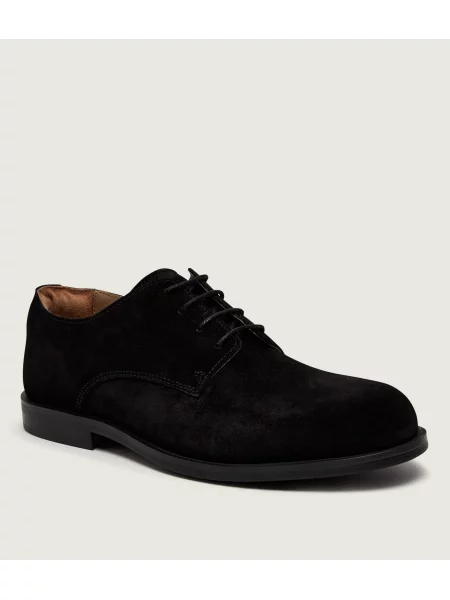 Pantofi Calvin Klein Ess Rubber Derby negru