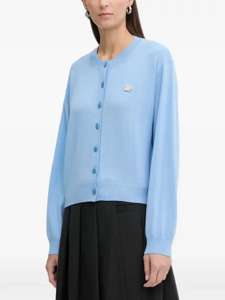 Cardigan Kenzo cu model floral albastru