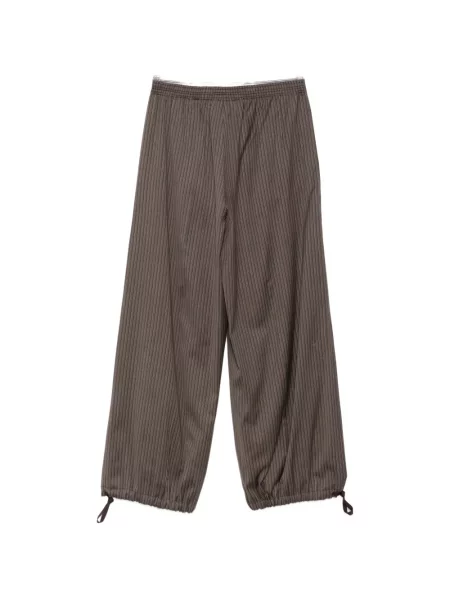 Pantaloni Alysi cu imagine cu cordon maro