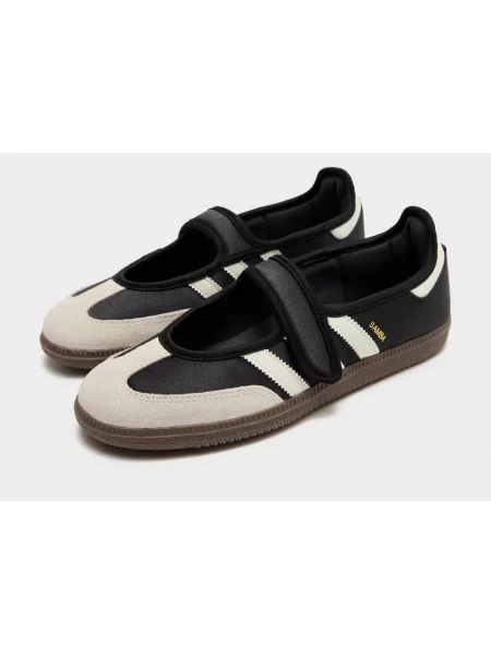 Tenisky adidas Samba Jane W Core Black/ Off White/ Gold Metallic EUR 36 bílé