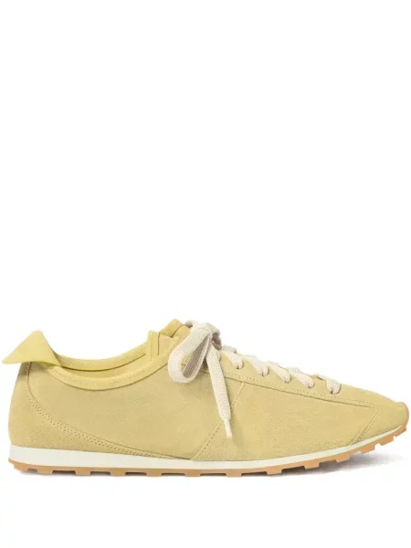 Kožené tenisové tenisové boty Jacquemus žluté