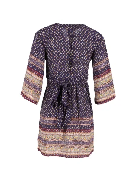 Rochie mini Sea cu decolteu în V albastru