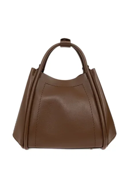 Geantă Max Mara din piele maro