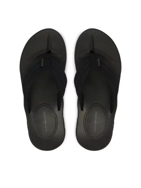 TOMMY HILFIGER Flip-flops negru