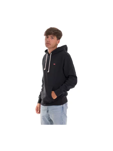 Bluza z kapturem Levi's z kapturem czarna