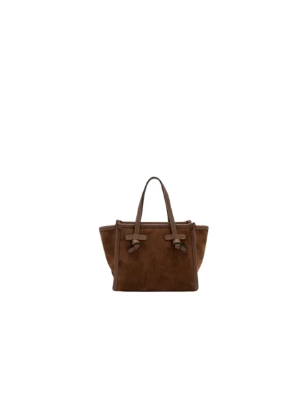 Shopperka Gianni Chiarini skórzana brązowa