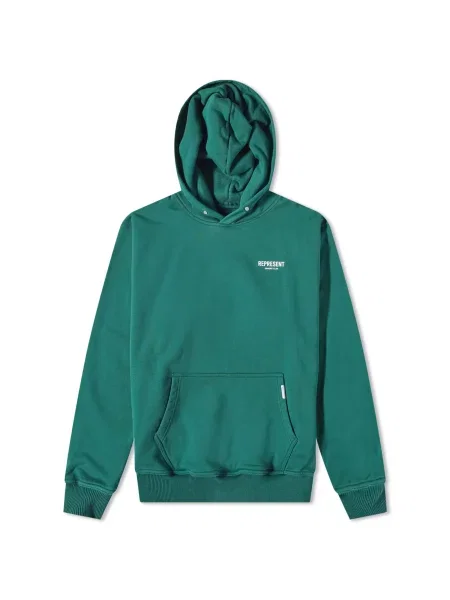 Bluza z kapturem Represent zielona