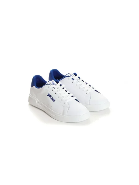 Sneakersy Just Cavalli skórzane białe