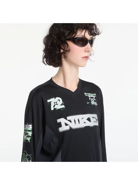 Τρέξιμο μακρύς τοπ Nike μαύρο