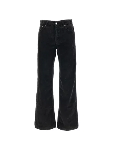 Pantaloni Haikure de catifea cord negru