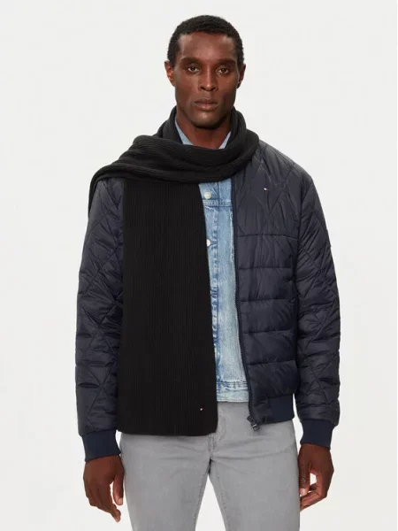 Szalik Tommy Hilfiger czarna