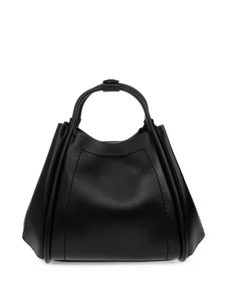 Geantă Max Mara din piele negru