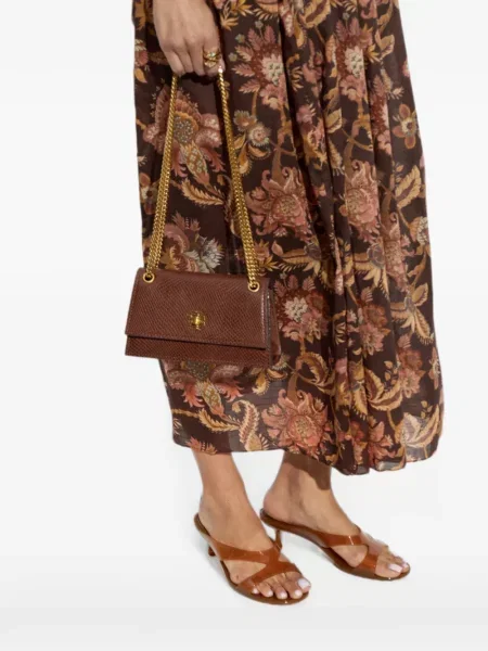 Geantă Tory Burch maro