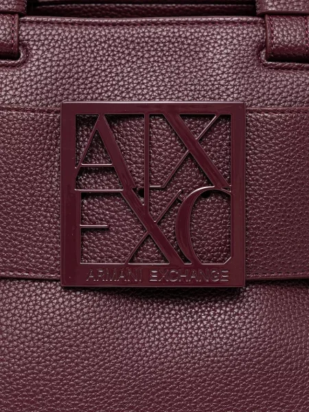 Torba podróżna Armani Exchange czerwona