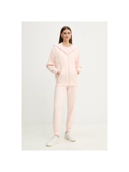 Spodnie dresowe Armani Exchange różowe