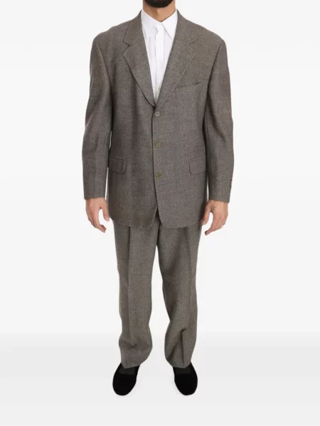 Costum Fendi de lână maro