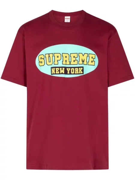 Tricou Supreme din jerseu roșu