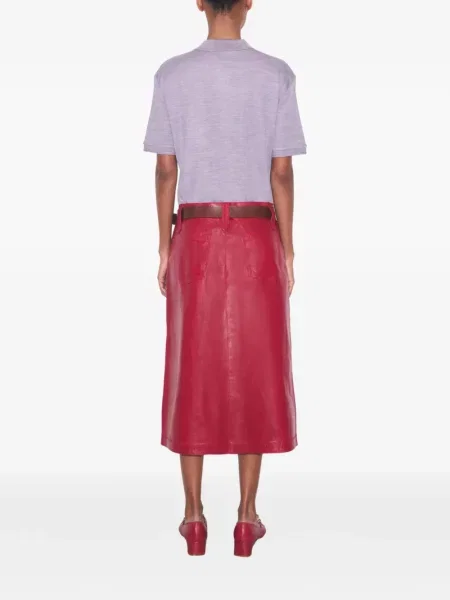 Selyem pólóing Tory Burch lila