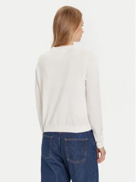 Tommy Jeans Megztinis Essential Écru