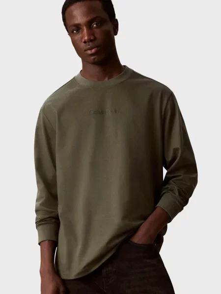 Лонгслів Calvin Klein зелений