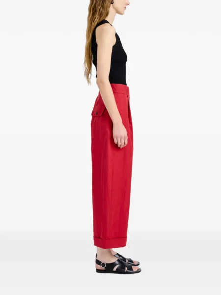 Pantaloni Proenza Schouler White Label alb