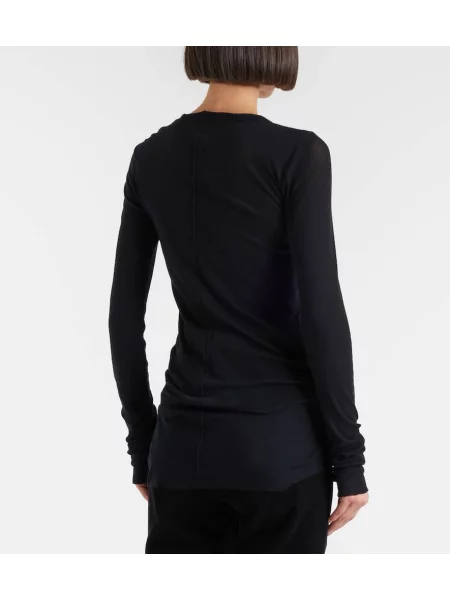 Top Rick Owens din jerseu negru