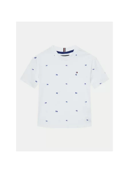 Tommy Hilfiger T-Shirt S Regular Fit λευκό