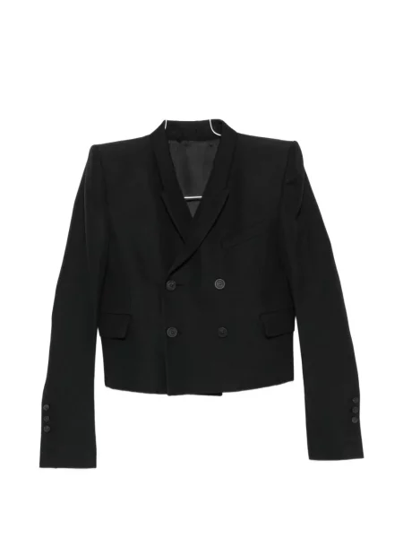 Sacou Rick Owens cu două rânduri de nasturi negru