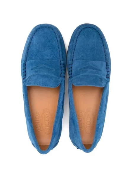Mokasyny dziecięce Tod's niebieskie