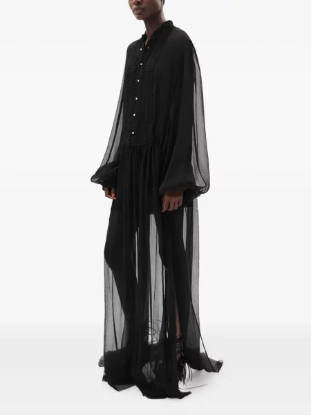 Rochie maxi Ann Demeulemeester negru