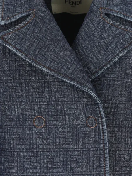 Palton Fendi albastru