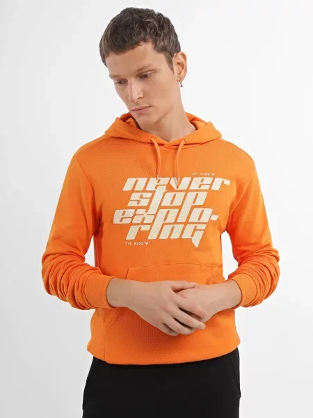 Худи The North Face оранжевое