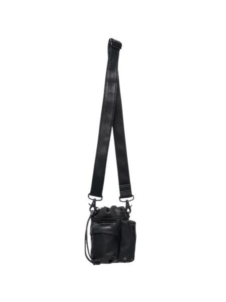 Body Y's din piele cu cordon negru