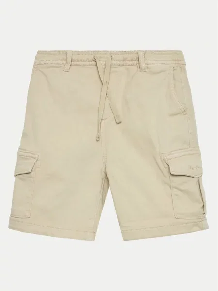 Pepe Jeans Szorty materiałowe Ted beżowy