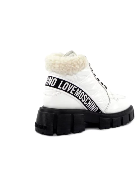Botki Love Moschino białe