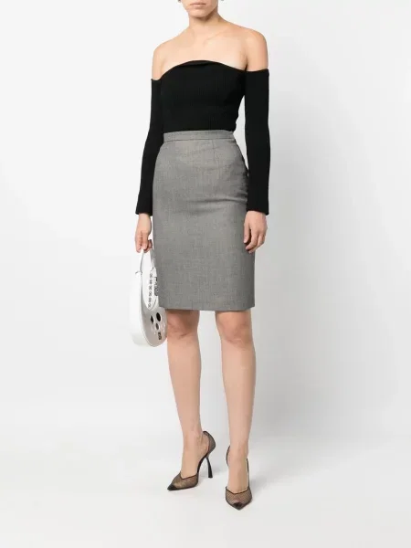 Pouzdro pouzdrová sukně Givenchy Pre-owned černé