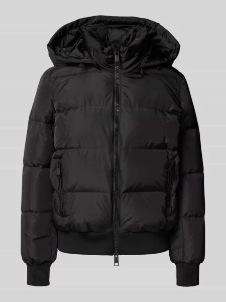 Kurtka puchowa Armani Exchange z kapturem czarna