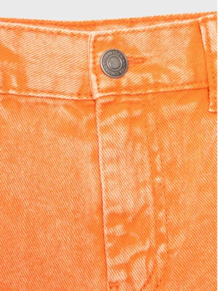 Šortky z materiálu United Colors Of Benetton oranžové