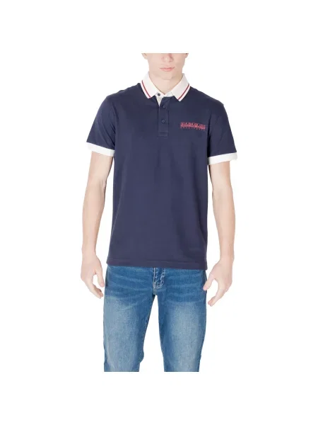 Polo tričko Napapijri E-Zeri blu marine modré