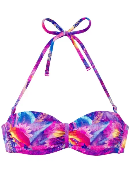 VENICE BEACH Sutien costum de baie / galben / lila / roz albastru