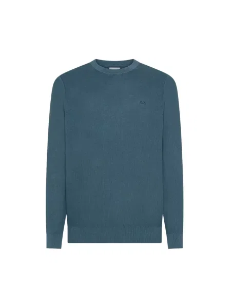 Sweter Sun68 retro niebieski