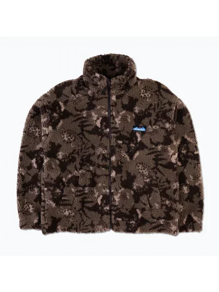 Bluza polarowa KAVU Loven earth bloom brązowy