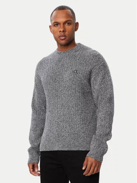 Calvin Klein Jeans Пуловер Тъмносив
