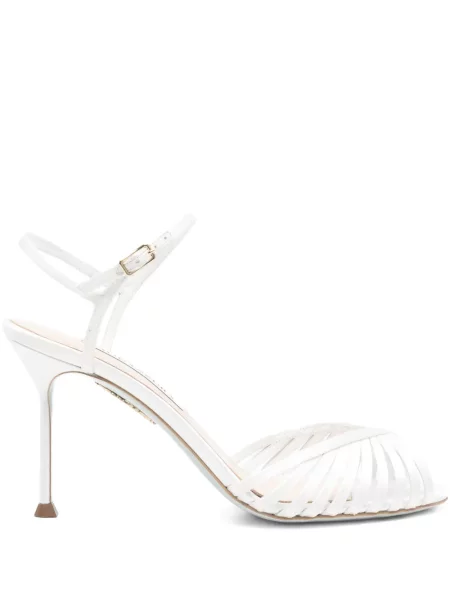 Sandale Aquazzura alb