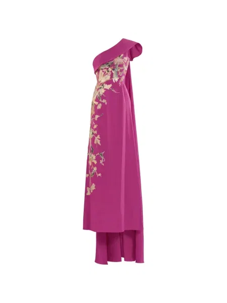 Rochie de seară Saiid Kobeisy cu un umăr gol roz